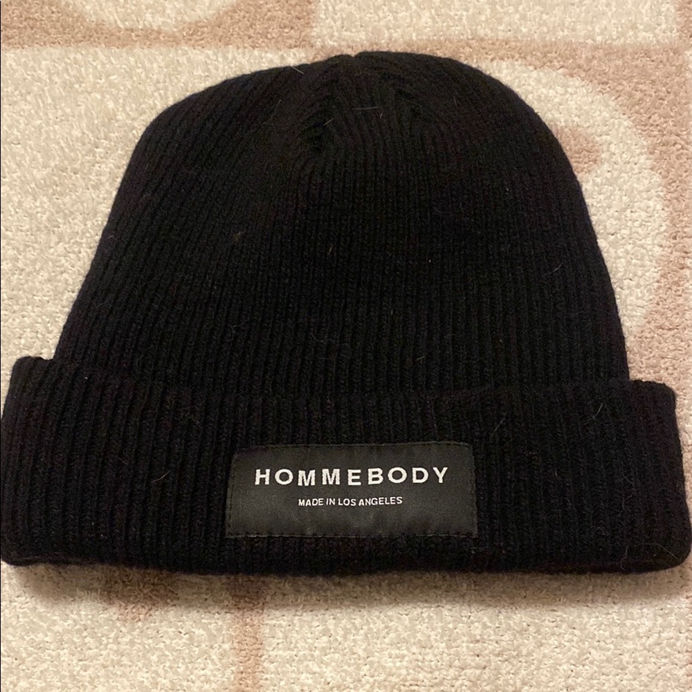 Hommebody wool blend cuffed beanie